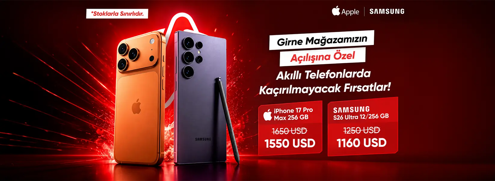 Kıbrıs iPhone Samsung