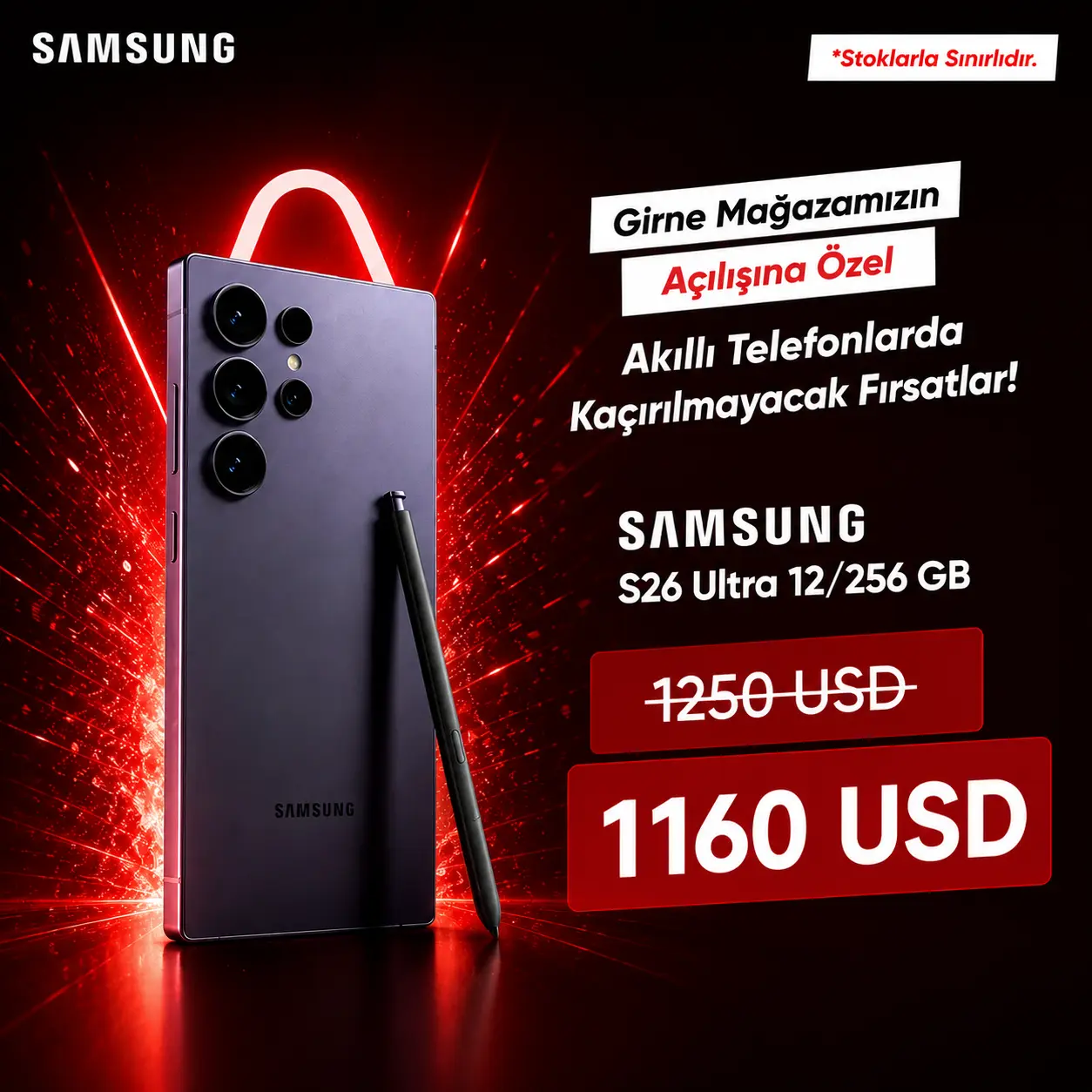 Kıbrıs Samsung S26 Ultra