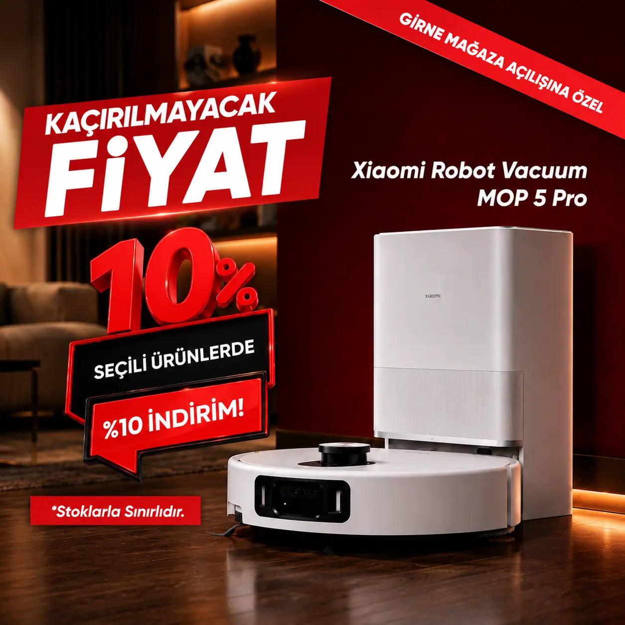 Kıbrıs Xiaomi Robot Süpürge