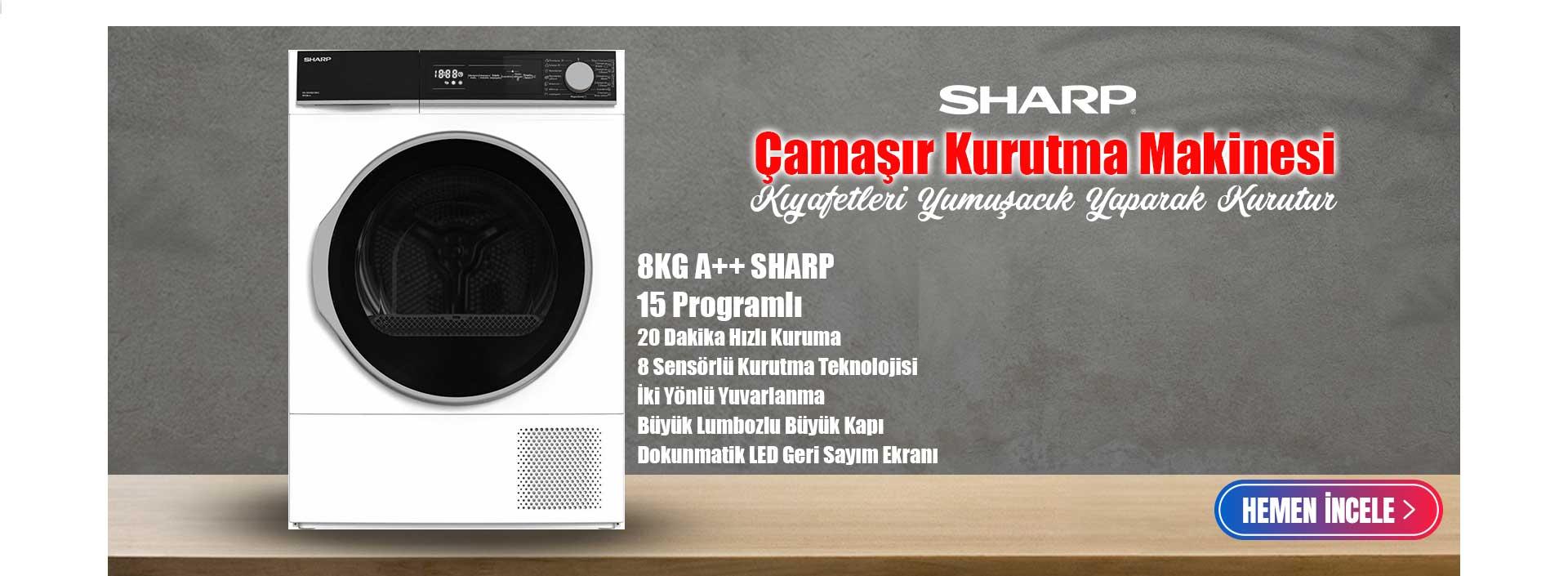 çamaşır kurutma makineleri samsung sharp