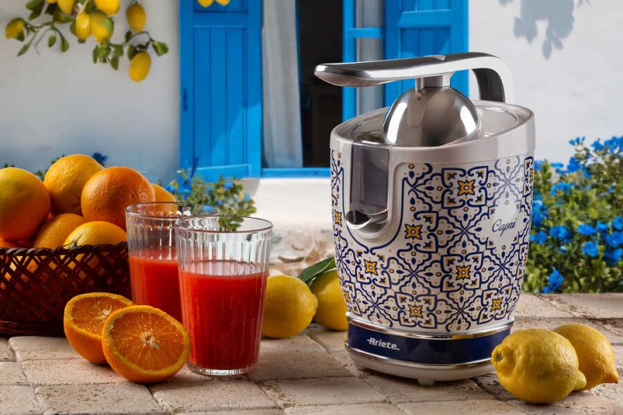 ARİETE VİNTAGE CAPRİ NARENCİYE SIKACAĞI MAVİ RENK