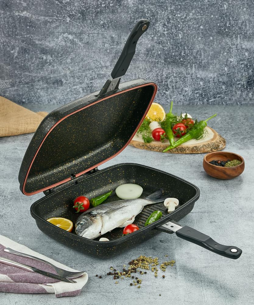 POLOCHEF IRON DÖKÜM IZGAR TAVA 36 CM IZT-136