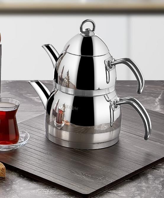 POLOCHEF ZÜMRÜT ÇELİK ÇAYDANLIK TEL SAP ORTA ZTÇ-102